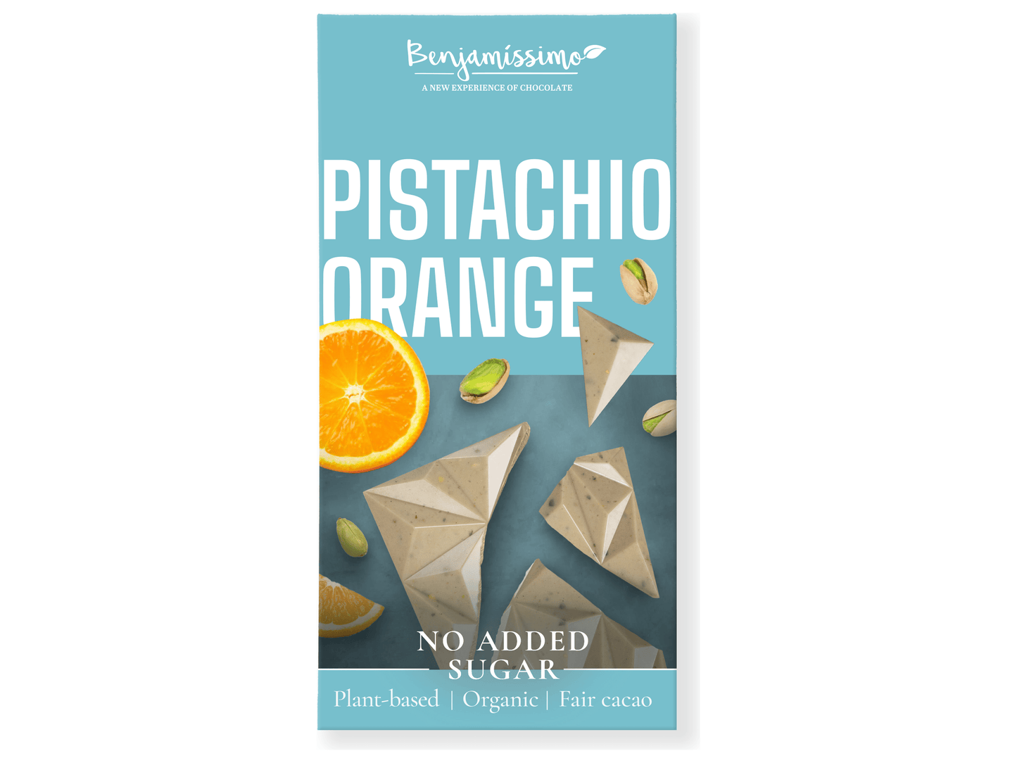 Benjamissimo Bio Chocolate Pistachio Orange Shugar Free