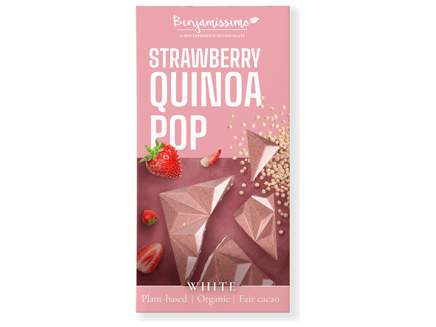 Benjamissimo Bio Chocolate Strawberry Quinoa pop